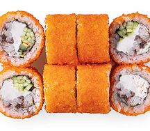 Сырная Калифорния с угрем