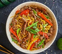 Удон со свининой