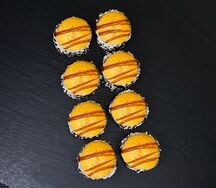 Запеченный с копченой курочкой