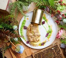 Бефстроганов из мраморной говядины с грибным соусом и картофельным пюре