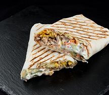 Шаурма со свининой супер с сыром