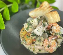 Большое соте морепродуктов