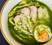 Лапша куриная зеленая 