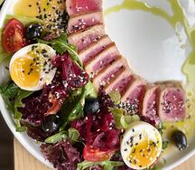 Микс-салат с тунцом