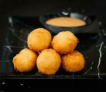 Сырные шарики с креветкой