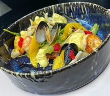 Салат с морепродуктами