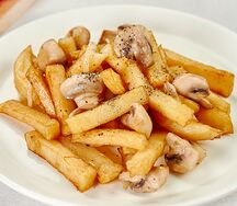 Картофель жареный с грибами