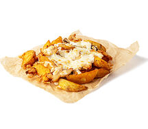 Картофель с ветчиной и грибами