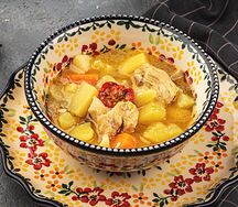 Суп-гуляш с индейкой