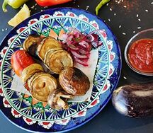 Овощное ассорти на мангале