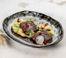 Телятина в апельсиново-бальзамическом соусе