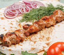Шашлык из свиной шеи