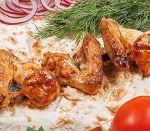 Шашлык из куриных крыльев