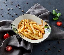 Картофель фри и сырный соус