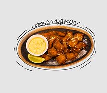 Курица карааге с соусом маю