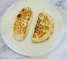 Кутаб с сыром и зеленью