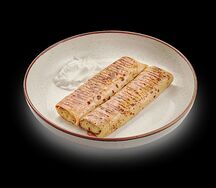 Блинчики с ветчиной и сыром