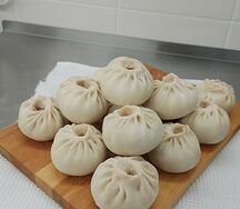 Буузы из говядины, свинины
