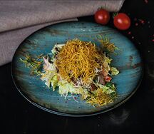 Теплый салат с говядиной