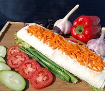Шаурма с морковкой-по корейски средняя