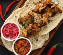 Шашлык из куриного бедра