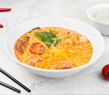 Суп Том ям с креветками