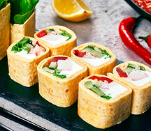 Ролл Торталье с крабом