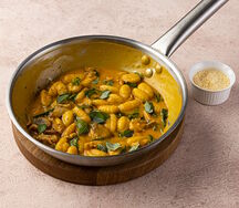 Картофельные ньокки с уткой и тыквой