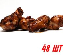 48 крыльев BBQ 
