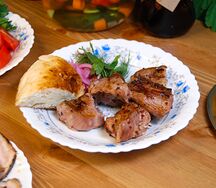 Шашлык из свиной шеи
