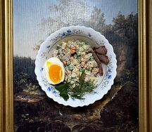 Оливье с курицей