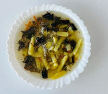Суп грибной постный