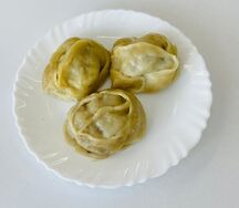 Манты с тыквой постные