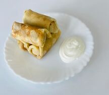 Блинчики с куриной грудкой