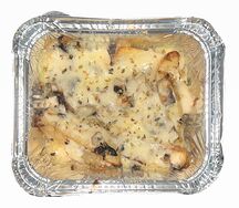 Картофель из печи с грибами и сочной курочкой