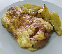 Филе куриного бедра с картофелем