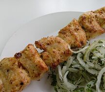 Шашлык из филе куриной грудки