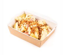 Ланч из печи с сырным соусом