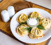 Манты с говядиной