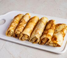 Блинчики с творогом