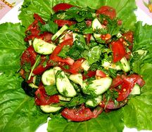 Салат Летний овощной