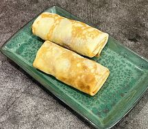 Блинчики с семгой