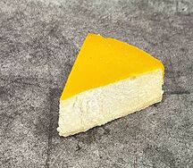 Чизкейк карамельный с мармеладом маракуйя