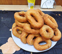 Пончики творожные