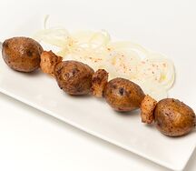 Картофель с курдюком