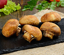 Грибы на мангале