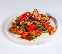 Жаренная курица в соусе хойсин