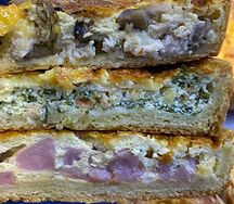 Лоранский пирог с ветчиной