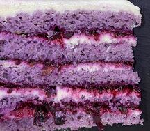 Торт лавандовый со смородиной