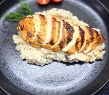 Ризотто с куриной грудкой